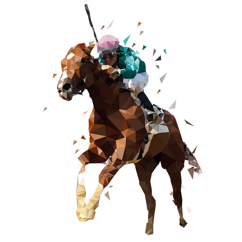 Horse racing cut out 800x800